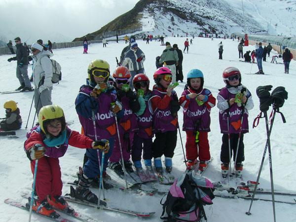 Cours de ski enfants ecole de ski Saint Lary