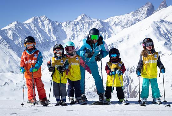 Collectif enfant ecole de ski Saint Lary