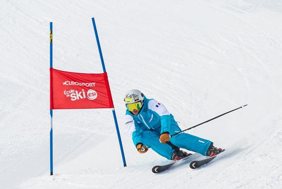 Slalom ecole de ski Saint Lary