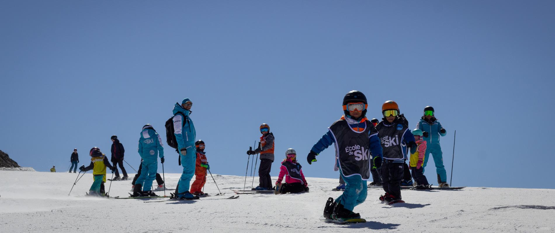 Ski slalom cours collectifs ou individuels ecole de ski Saint Lary