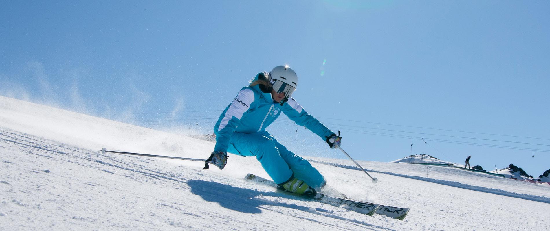 Ski alpin descente ecole de ski Saint Lary